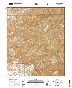 Mica Mountain 2018 topographic map thumbnail