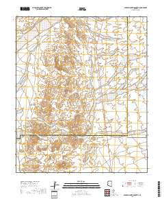 Middle Mountains North 2018 topographic map preview