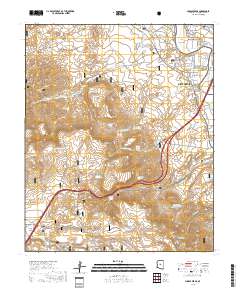 Middle Verde 2018 topographic map thumbnail