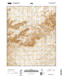 Milkweed Canyon SE 2018 topographic map thumbnail