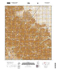 Miller Peak 2018 topographic map thumbnail