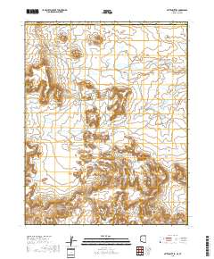 Mitten Buttes 2018 topographic map thumbnail