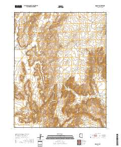 Moccasin 2018 topographic map thumbnail