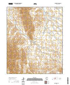 Mohave Peak 2018 topographic map thumbnail