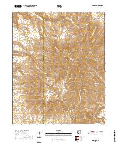 Mohon Peak 2018 topographic map thumbnail