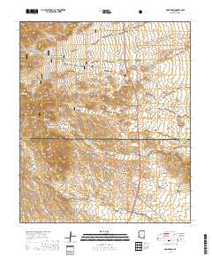 Monk Draw 2018 topographic map thumbnail