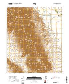 Montezuma Peak 2018 topographic map thumbnail