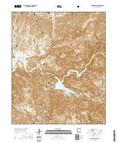 Mormon Flat Dam 2018 topographic map thumbnail