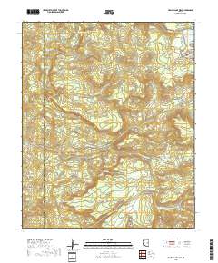 Hawley Lake West 2018 topographic map thumbnail