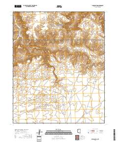 Hindu Canyon 2018 topographic map thumbnail