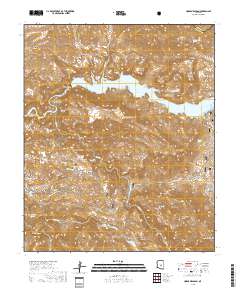 Horse Mesa Dam 2018 topographic map thumbnail