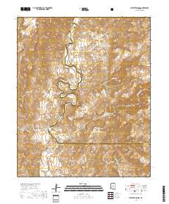 Wet Bottom Mesa 2018 topographic map thumbnail