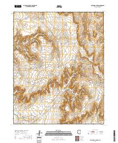 White Area Canyon 2018 topographic map thumbnail