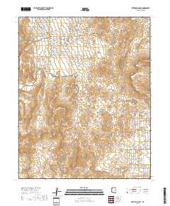 White Hills East 2018 topographic map thumbnail
