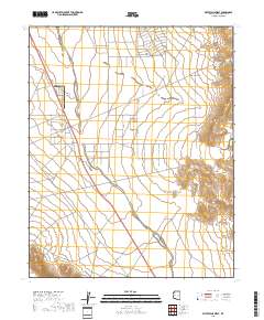 White Hills West 2018 topographic map thumbnail