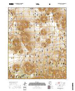 White Horse Hills 2018 topographic map thumbnail