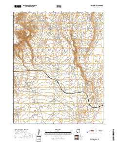 White Mesa Arch 2018 topographic map thumbnail