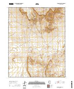 Wild Band Pockets 2018 topographic map thumbnail