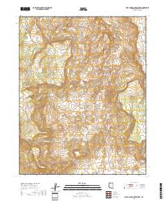 Wolf Hole Mountain West 2018 topographic map thumbnail