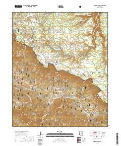 Woods Canyon 2018 topographic map thumbnail