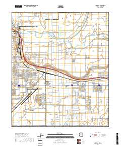 Yuma East 2018 topographic map thumbnail