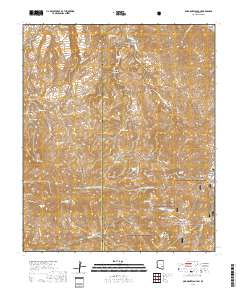 Oak Grove Canyon 2018 topographic map thumbnail