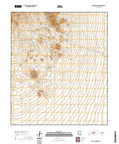 Outlaw Mountain 2018 topographic map thumbnail