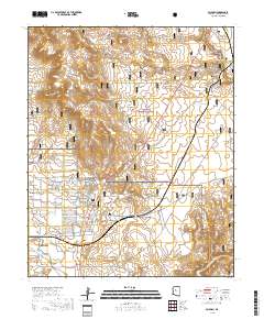 Paulden 2018 topographic map thumbnail