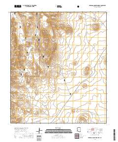 Pedregosa Mountains East 2018 topographic map thumbnail