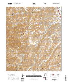 Pena Blanca Lake 2018 topographic map thumbnail