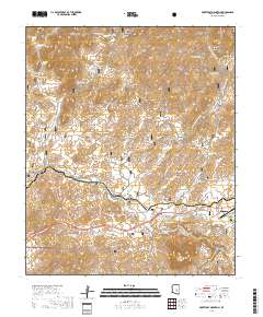Picketpost Mountain 2018 topographic map thumbnail
