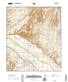 Pima 2018 topographic map thumbnail
