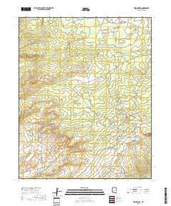 Pine Springs 2018 topographic map thumbnail