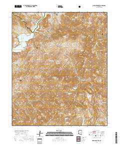 Pinyon Mountain 2018 topographic map thumbnail