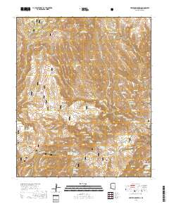 Pipestem Mountain 2018 topographic map thumbnail