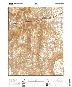 Purgatory Canyon 2018 topographic map thumbnail