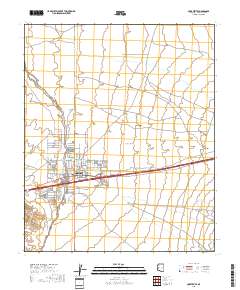 Quartzsite 2018 topographic map thumbnail