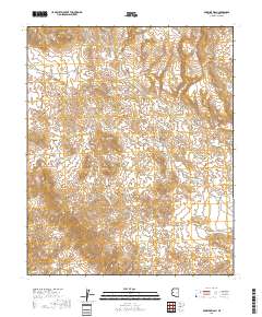 Rawhide Wash 2018 topographic map thumbnail