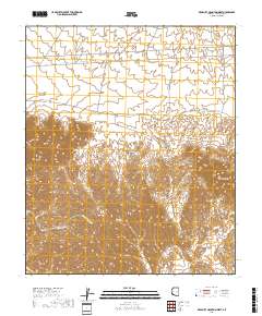 Red Bluff Mountain West 2018 topographic map thumbnail