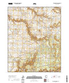 Red Cornfield Mesa 2018 topographic map thumbnail