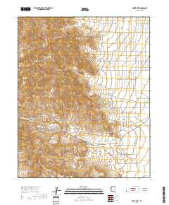 Mount Nutt 2018 topographic map thumbnail