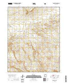 Muggins Flat 2018 topographic map thumbnail