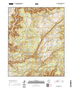 Black Rock Butte 2018 topographic map thumbnail