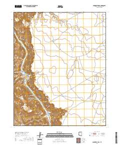 Nankoweap Mesa 2018 topographic map thumbnail