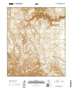Natanes Mountains NE 2018 topographic map thumbnail