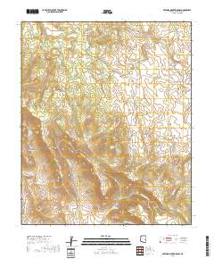 Natanes Mountains NW 2018 topographic map thumbnail