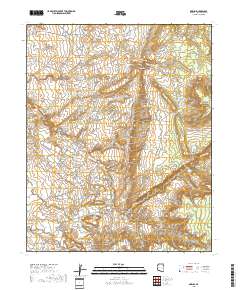 Nazlini 2018 topographic map thumbnail
