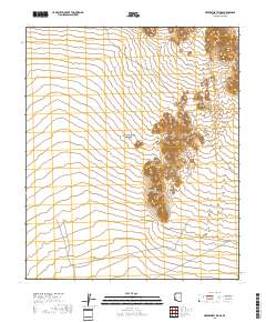 Neversweat Ridge 2018 topographic map thumbnail