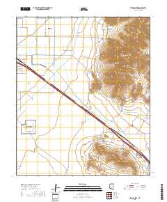 Newman Peak 2018 topographic map thumbnail