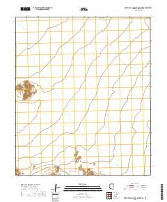 North of Agua Dulce Mountains 2018 topographic map thumbnail